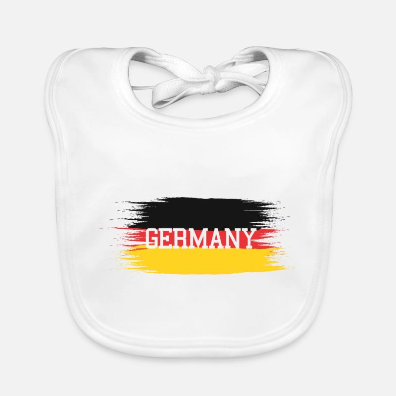 Germany Germany Flag Organic Baby Bibs
