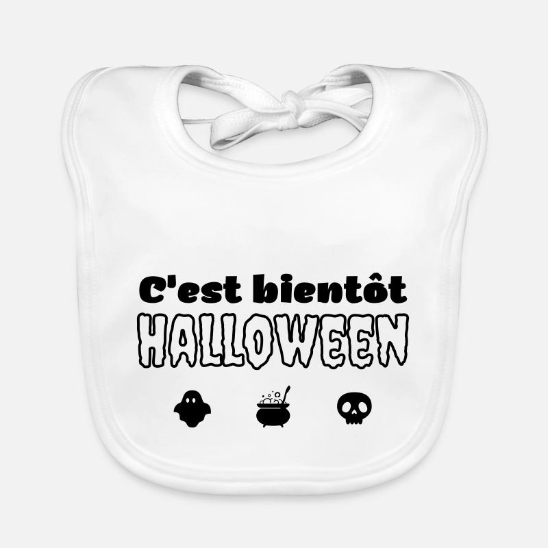Bald Halloween Baby Bio-Lätzchen