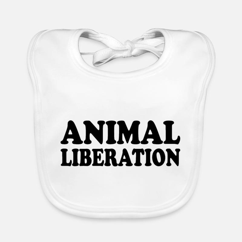 Animal liberation Baby Bio-Lätzchen