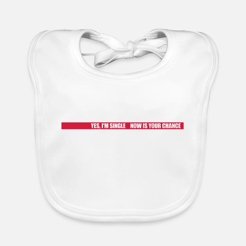 single now your chance Organic Baby Bibs