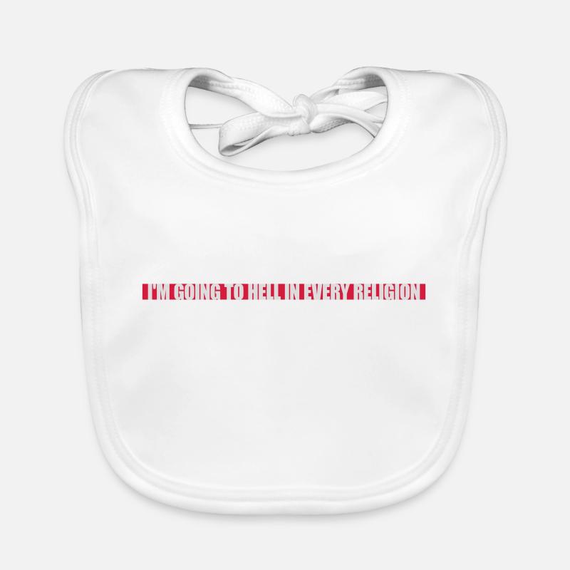 in going to hell Organic Baby Bibs
