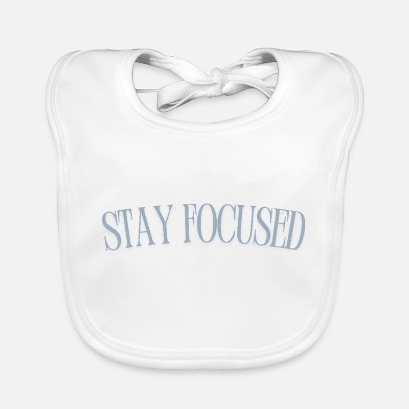 Stay Focused Organic Baby Bibs