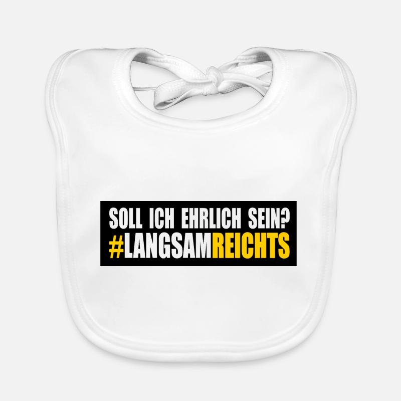 LANGSAM REICHTS Baby Bio-Lätzchen