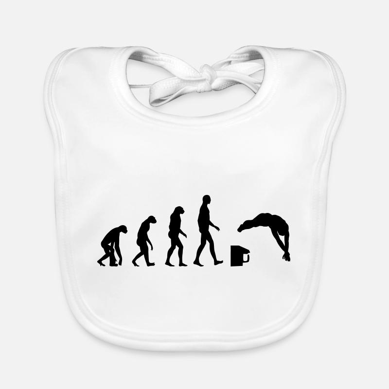Evolution / Schwimmen Baby Bio-Lätzchen