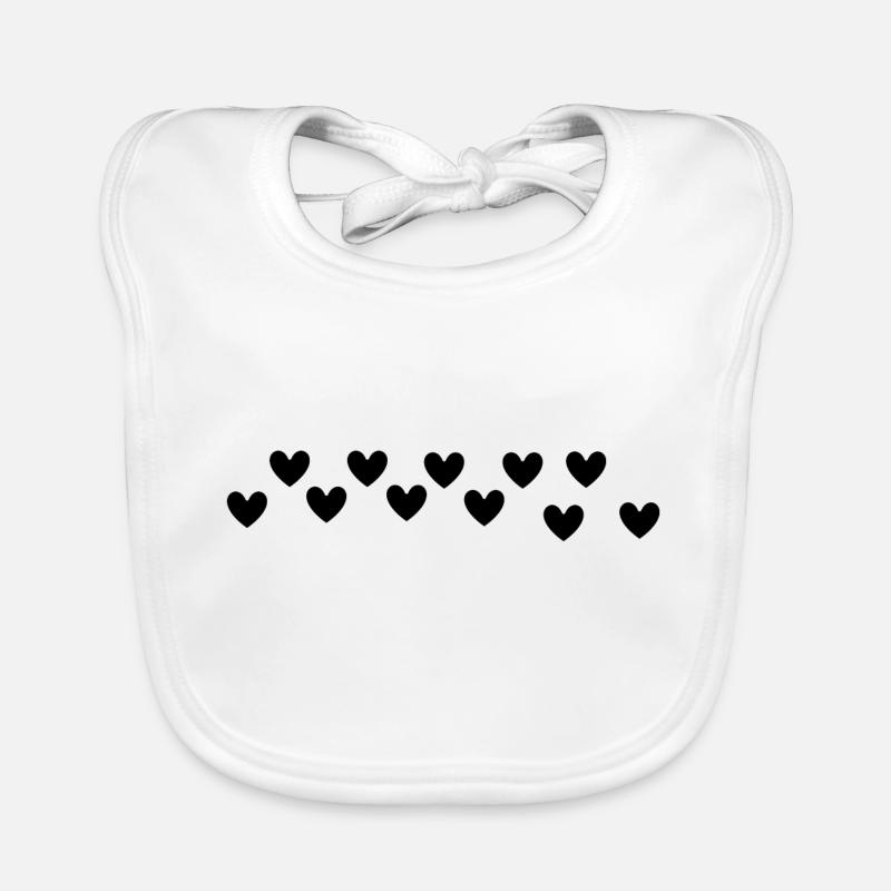 Heart Heart Organic Baby Bibs