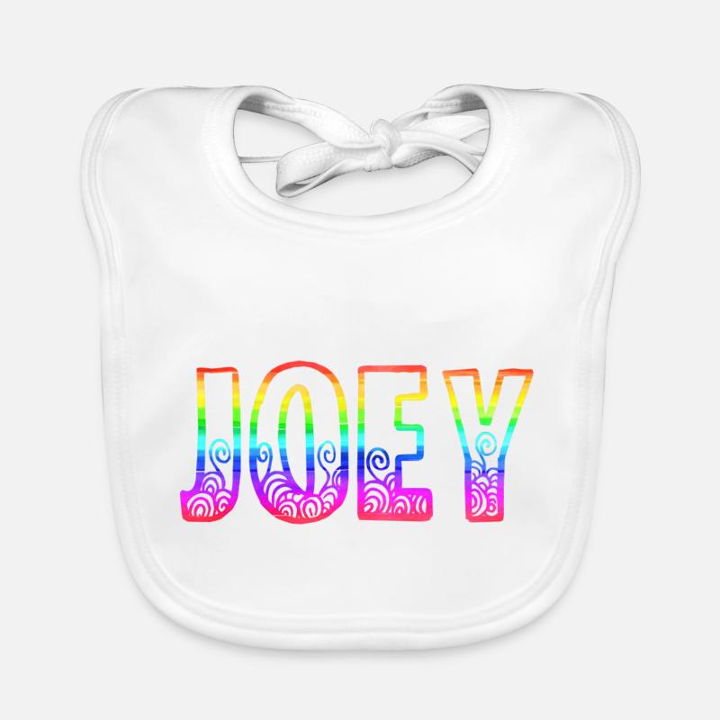 joey rs rainbow Organic Baby Bibs