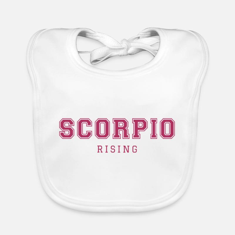 Ascendant Scorpio Organic Baby Bibs