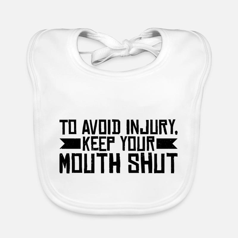 To Avoid Injury, Keep Your Mouth Shut 3 Organic Baby Bibs