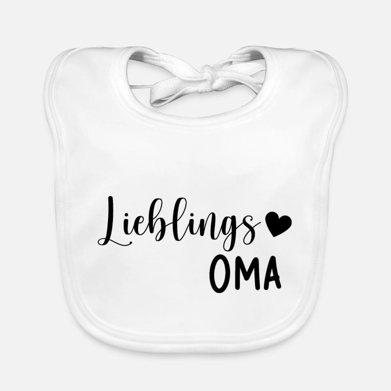 Lieblings Oma Geschenkidee Baby Bio-Lätzchen
