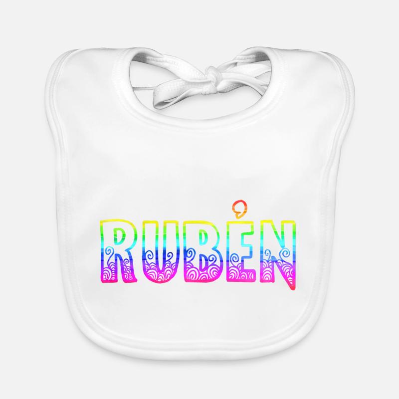 rubén rs regenbogen Baby Bio-Lätzchen