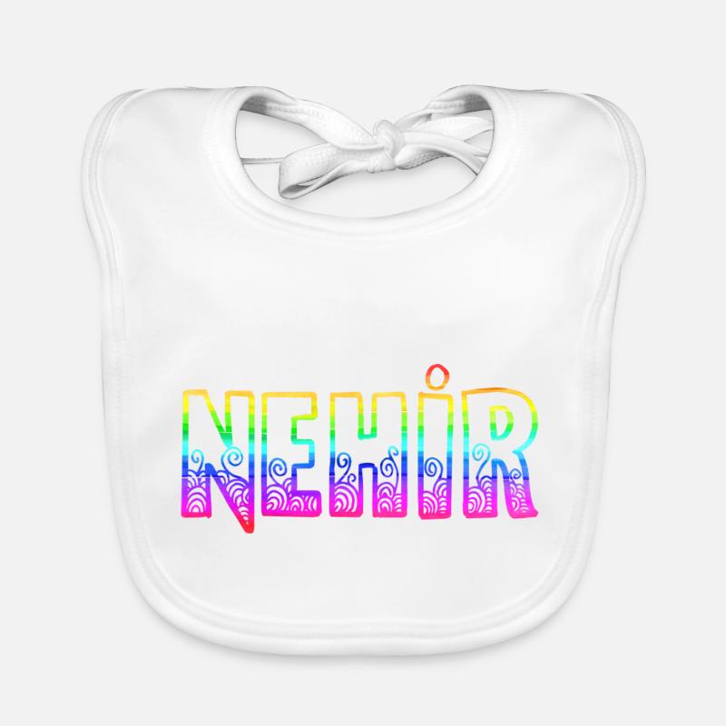 nehir rs regenbogen Baby Bio-Lätzchen