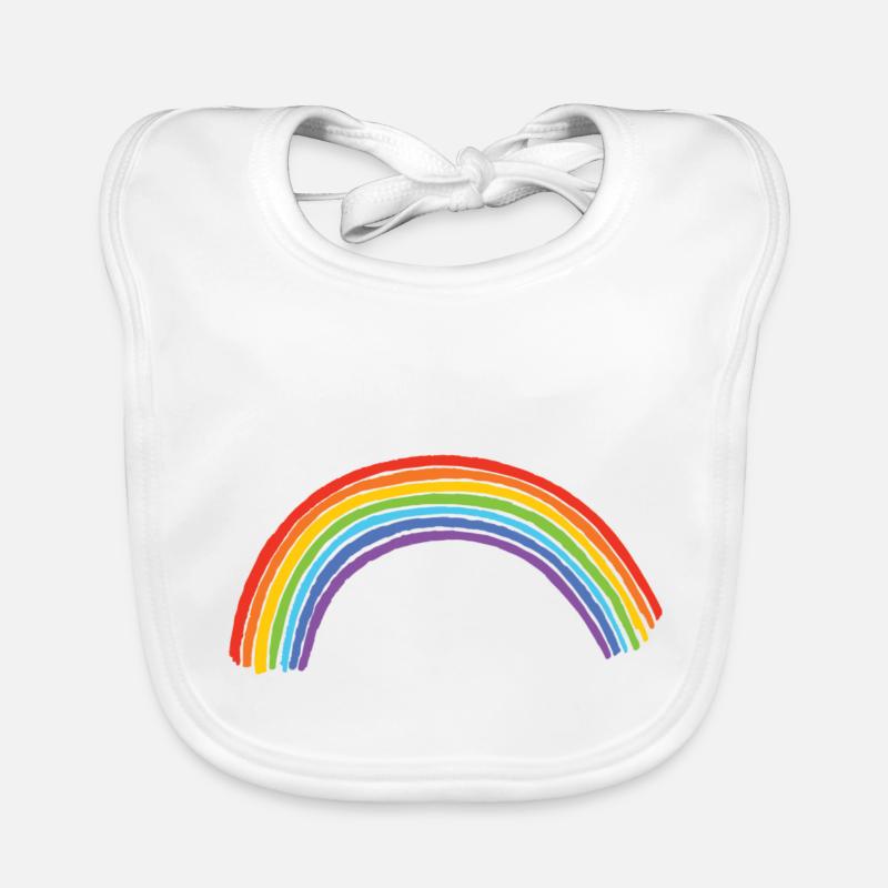 Regenbogen Baby Bio-Lätzchen