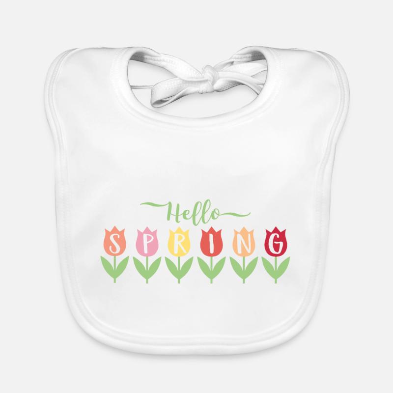 Hello Spring Organic Baby Bibs