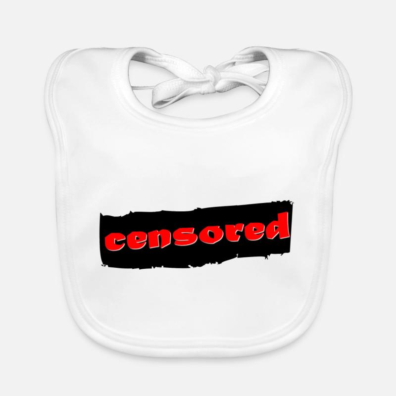 Censored LOGO Organic Baby Bibs
