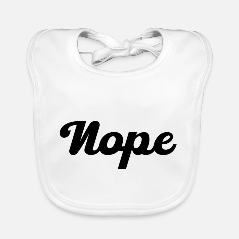 Nope No Organic Baby Bibs