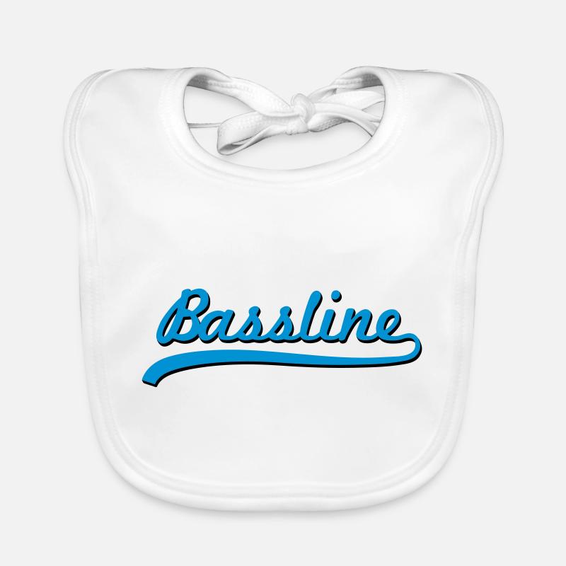 Bassline / Dubstep / Techno / Bass Organic Baby Bibs