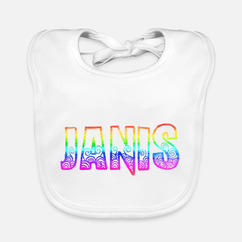 janis rs regenbogen Baby Bio-Lätzchen