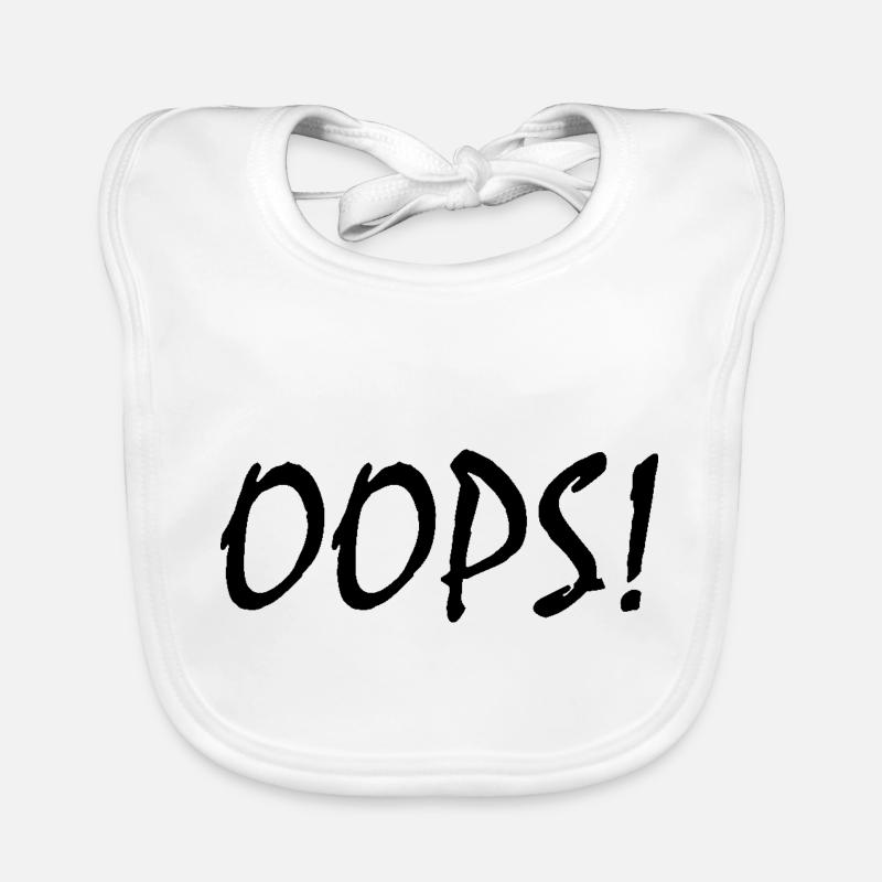 Oops Organic Baby Bibs