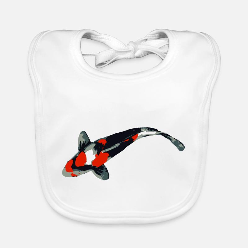 Koi carp Organic Baby Bibs