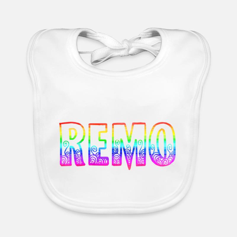 remo rs arc-en-ciel Bavoir bio Bébé