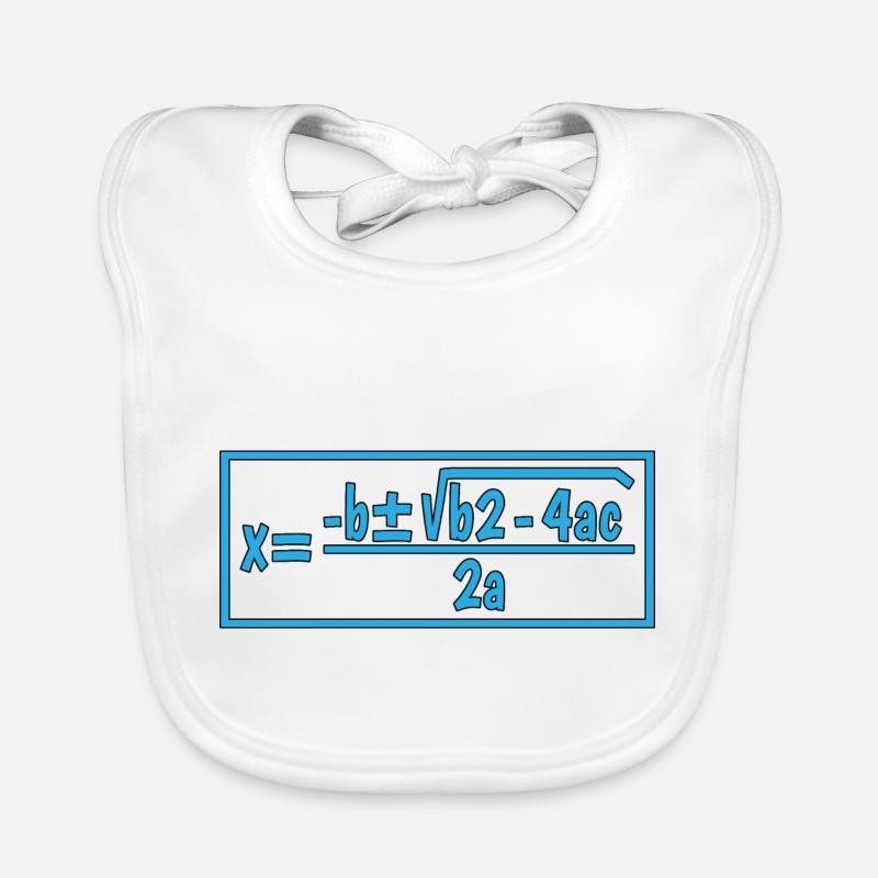 Quadratic Formula For Math Class 10 Organic Baby Bibs
