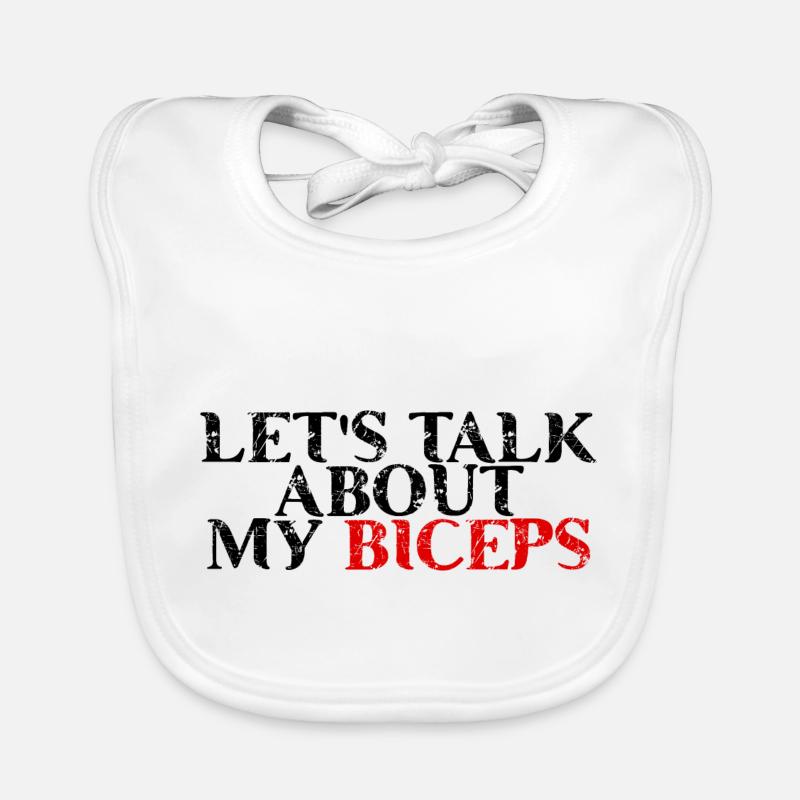 Let's Talk About My Biceps 3 Baby Bio-Lätzchen