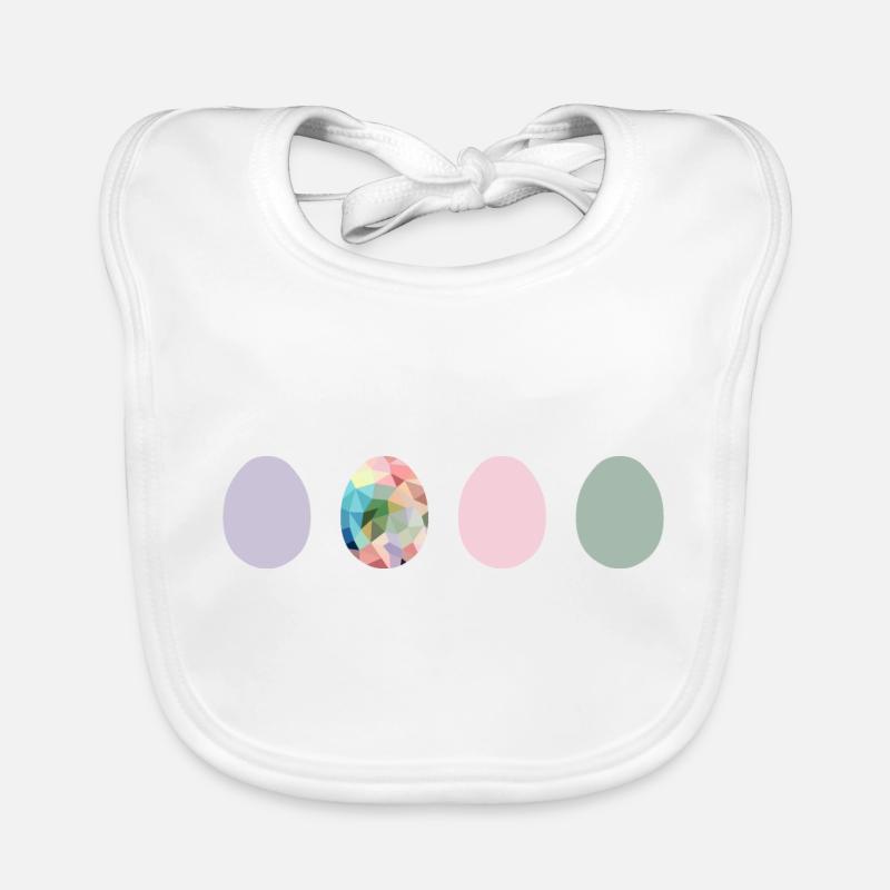 Œuf de Pâques Bavoir bio Bébé