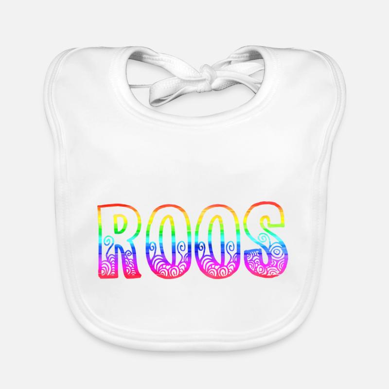 roos rs regenbogen Baby Bio-Lätzchen