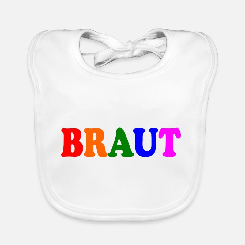 Braut Baby Bio-Lätzchen