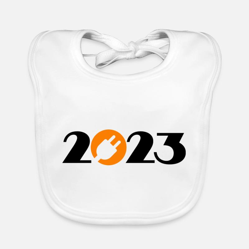 Electrician 2023, electronics technician 2023 Organic Baby Bibs