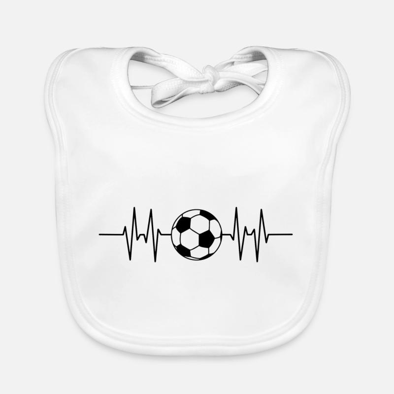 Fußball Baby Bio-Lätzchen