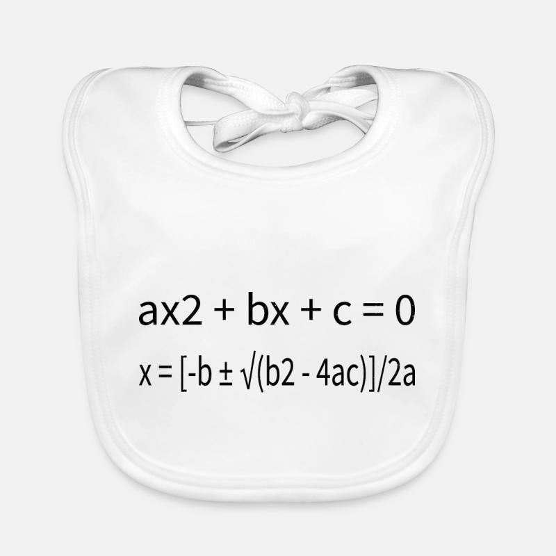 Quadratic Formula For Math Class 11 Organic Baby Bibs