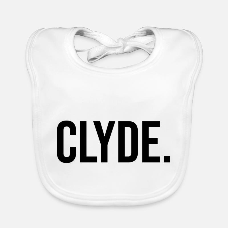 Partnerlook Partner Clyde - schwarz Baby Bio-Lätzchen