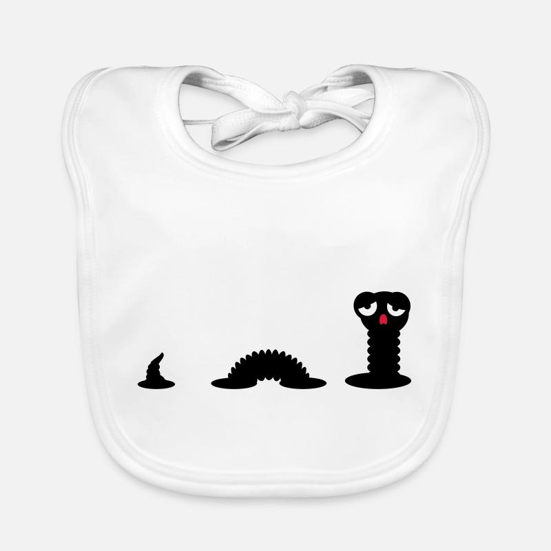 Früher Wurm / Early Worm (3c) Baby Bio-Lätzchen