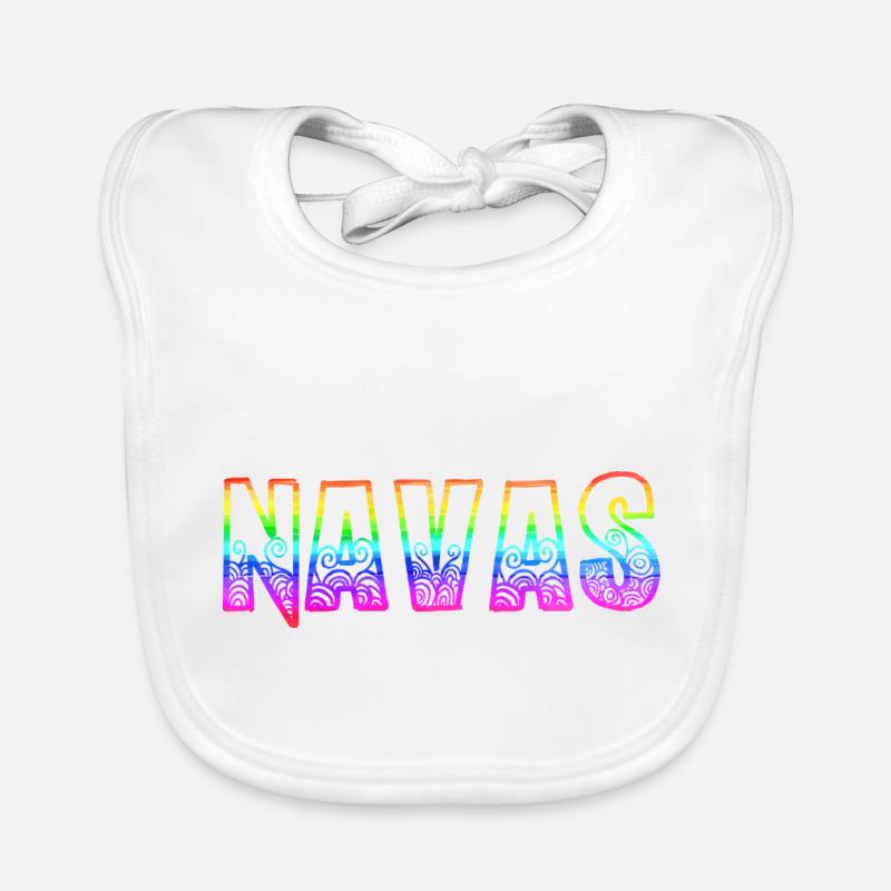Navas RS Arc-en-ciel Bavoir bio Bébé