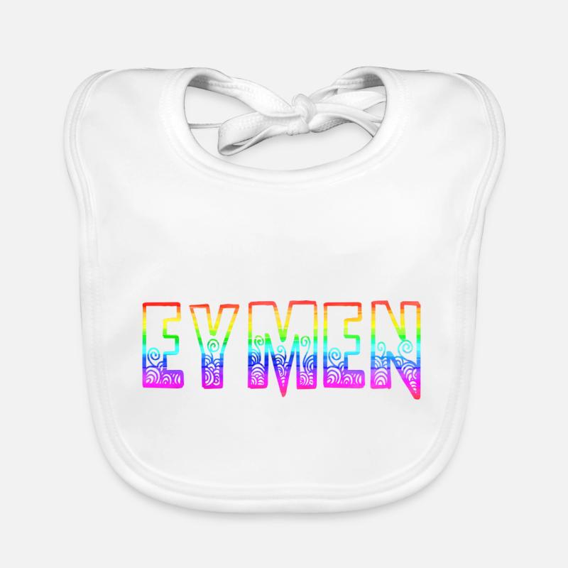 eymen rs regenbogen Baby Bio-Lätzchen