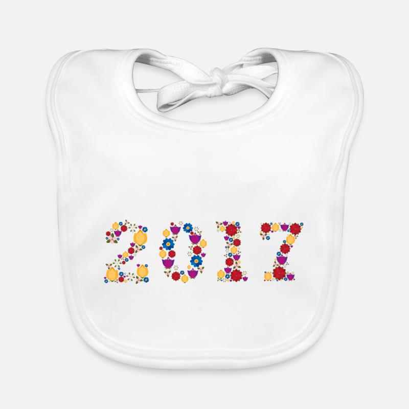 Fleurs 2017 Bavoir bio Bébé