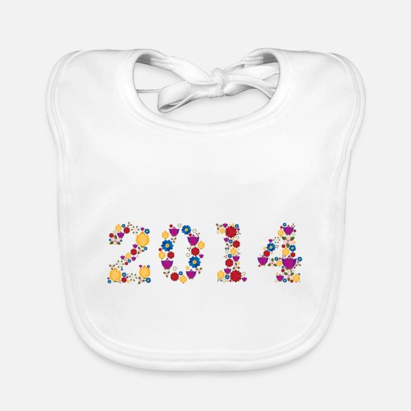 Fleurs 2014 Bavoir bio Bébé