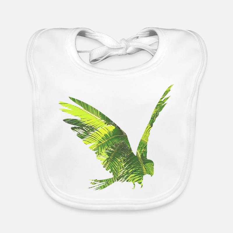 Papagei Regenwald Baby Bio-Lätzchen