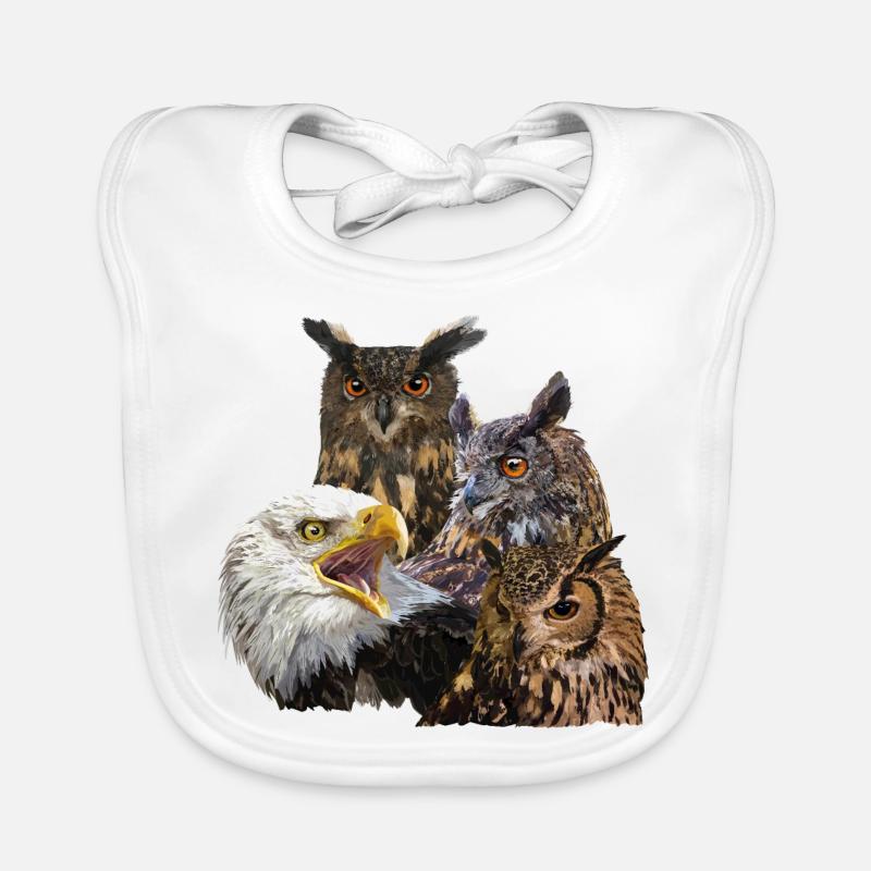Raptors Organic Baby Bibs