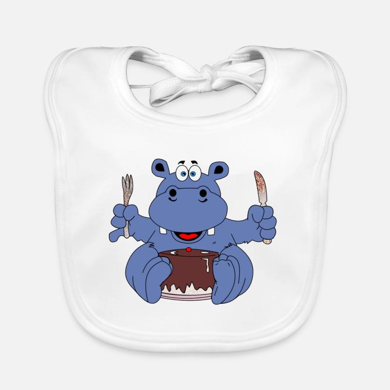 eats more cake loops Organic Baby Bibs