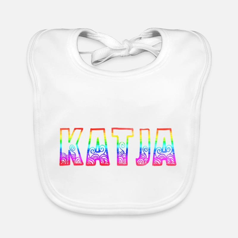 katja rs regenbogen Baby Bio-Lätzchen