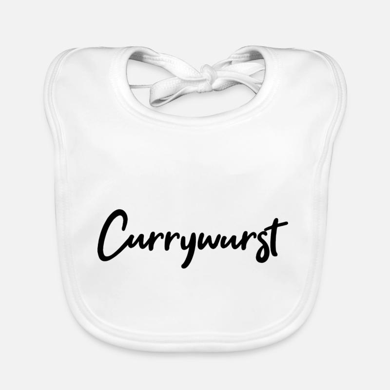 Currywurst Baby Bio-Lätzchen