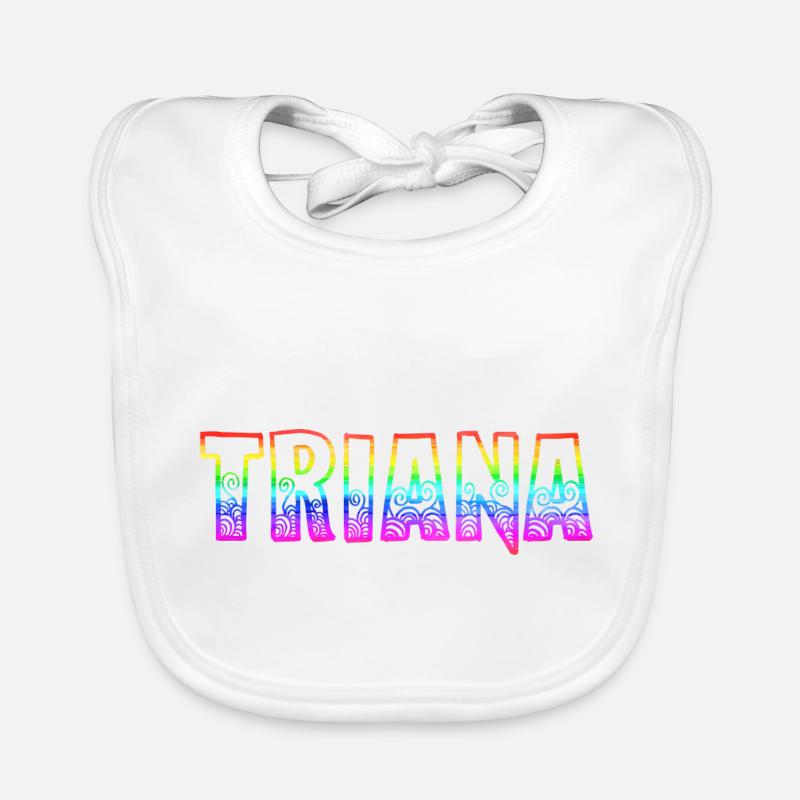 triana rs arc-en-ciel Bavoir bio Bébé