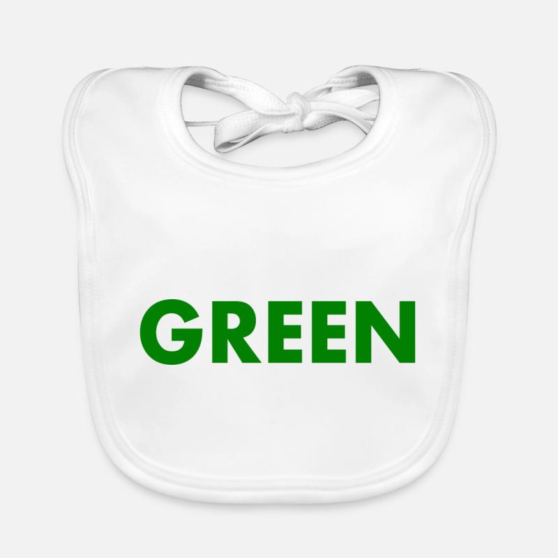 Green Organic Baby Bibs