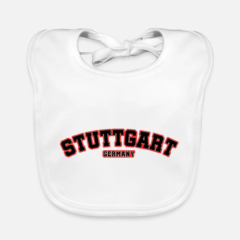 Stuttgart Germany Schwaben Stadt Team Organic Baby Bibs