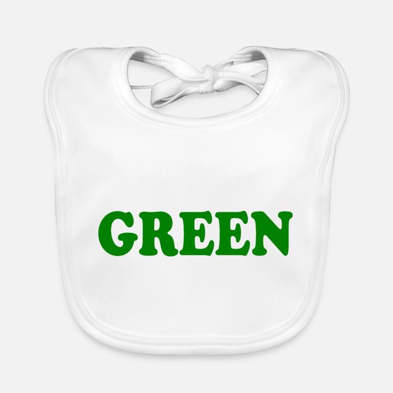 Green Organic Baby Bibs