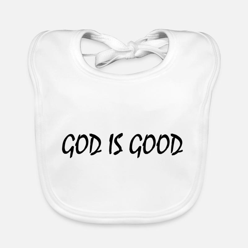 God is good Organic Baby Bibs