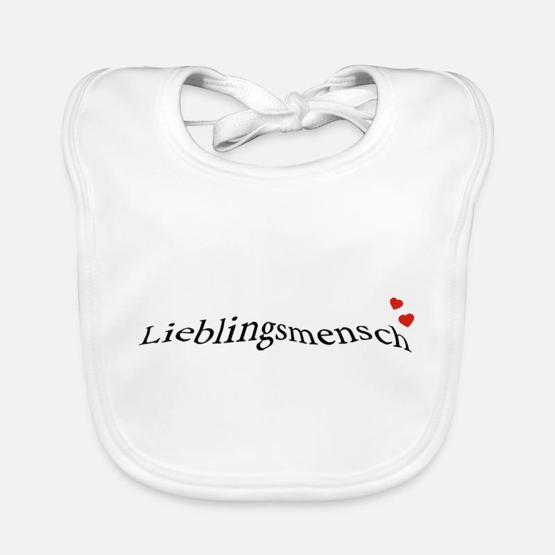 Lieblingsmensch, Geschenkidee Baby Bio-Lätzchen