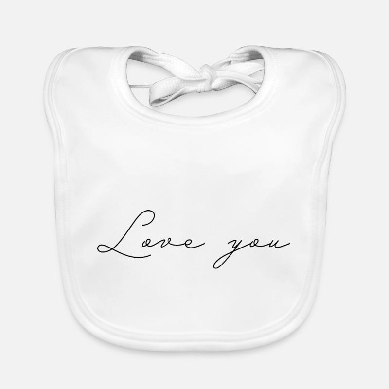Love you Baby Bio-Lätzchen